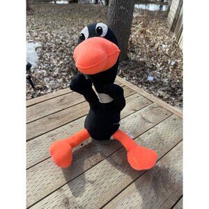 Vtg WB Looney Tunes 1971 DAFFY DUCK 12.5” Mighty Star Plush